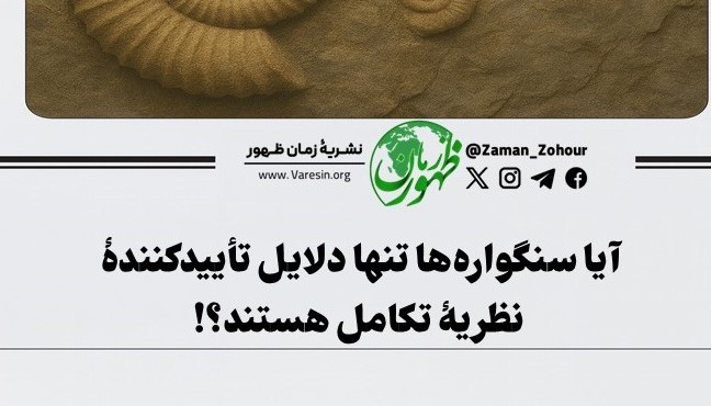 آیا سنگواره‌ها تنها دلایل تأییدکنندة نظریۀ تکامل هستند؟!